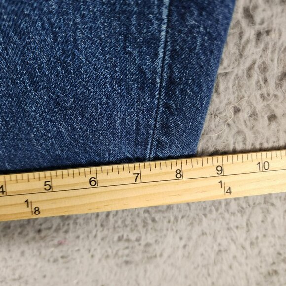 Levis Jeans Mens 38x29 501 Med Wash Cotton Mid Rise Button Fly Classic Straight - Picture 8 of 16